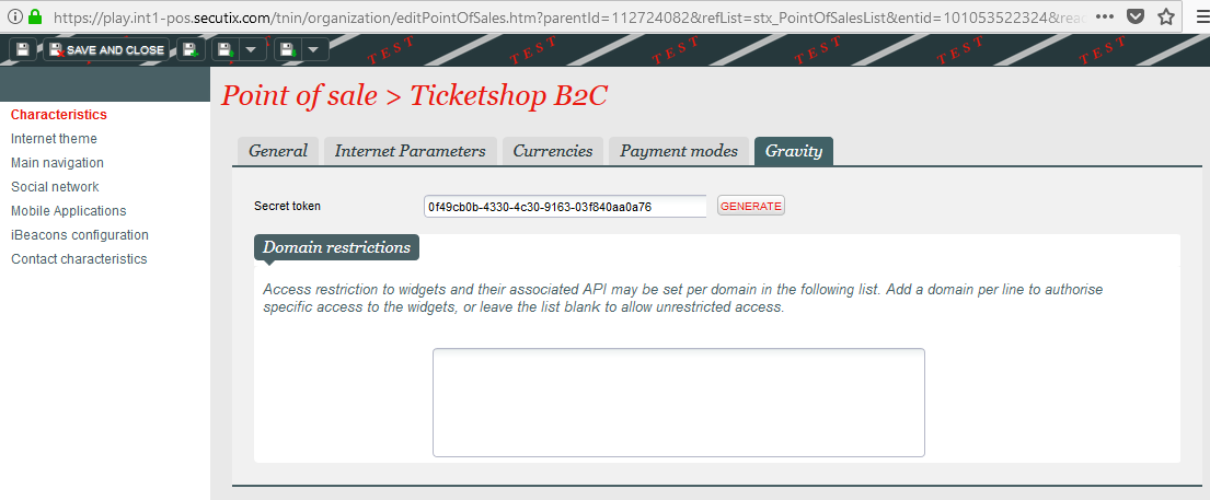 Domain restrictions